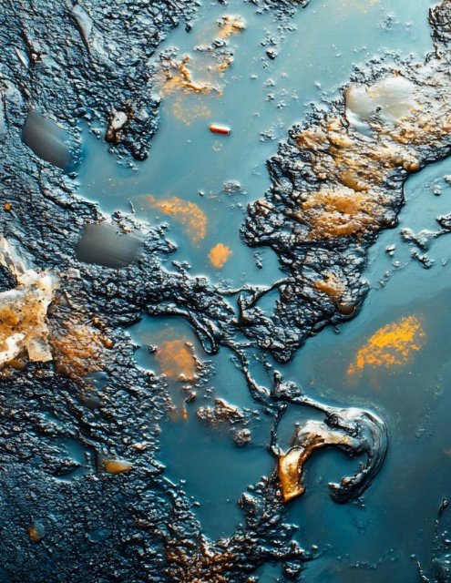 Pollution absorbing paints